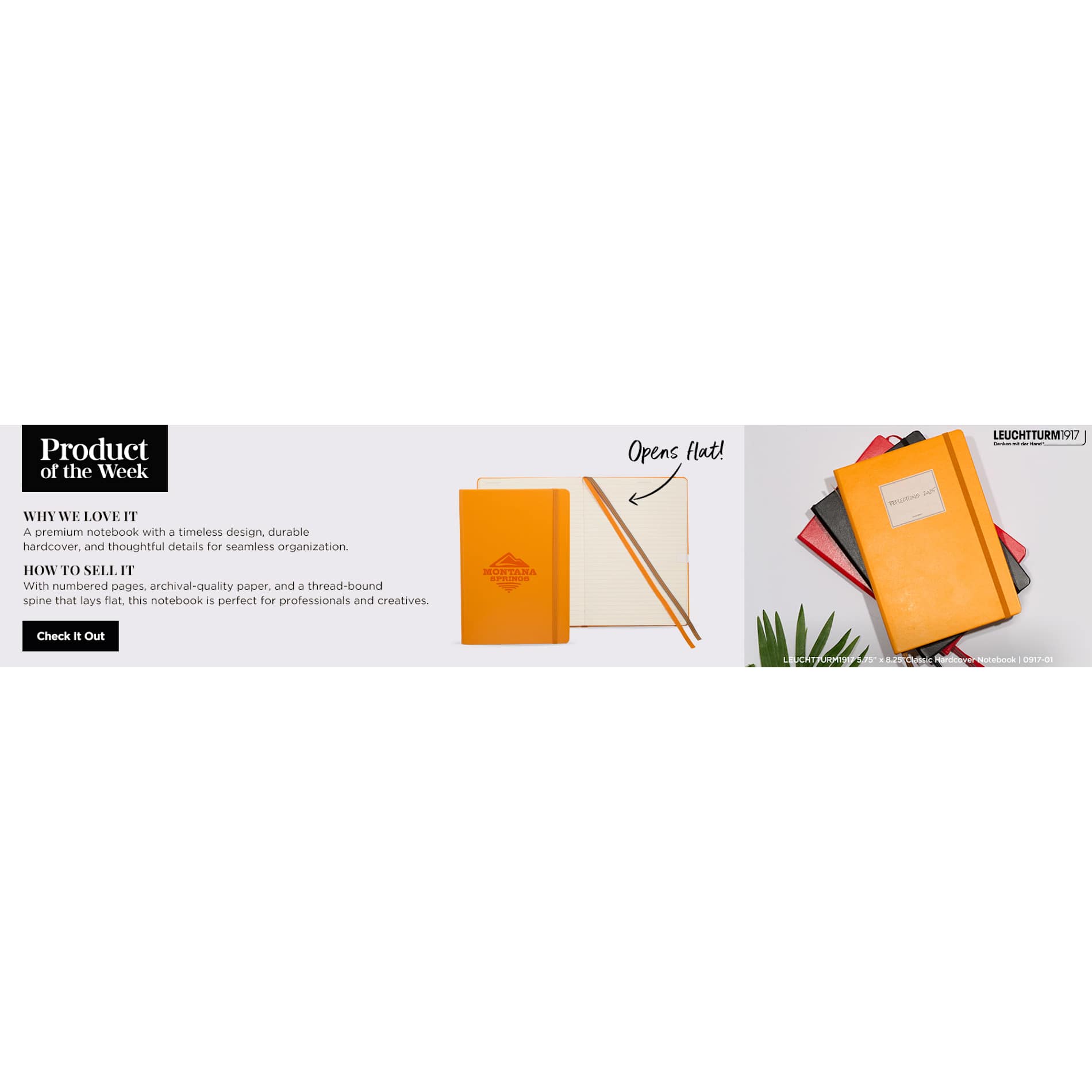 LEUCHTTURM1917 5.75" x 8.25" Hardcover Notebook